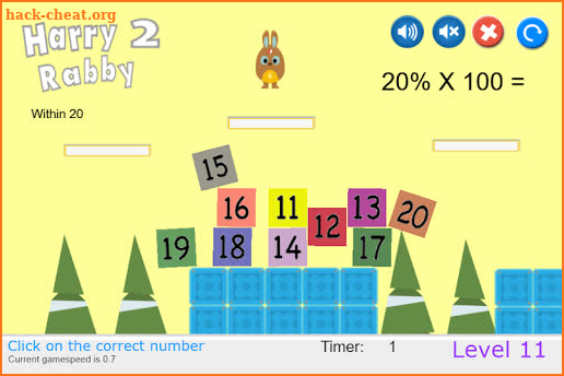 HarryRabby 2 Math Game - Simple Percentage FULL screenshot