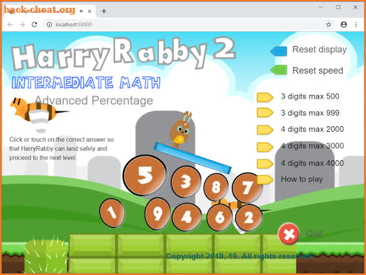 HarryRabby2 Math Game Advanced Percentage FULL Ver screenshot