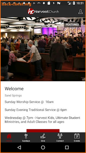 Harvest Church OK screenshot