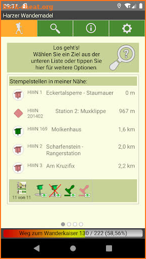 Harzer Wandernadel screenshot