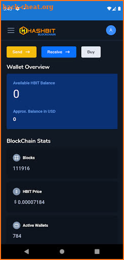 HashBit Blockchain screenshot