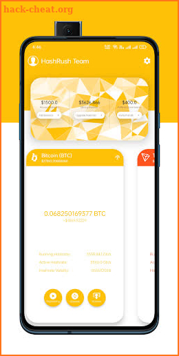 Hashrush: BTC SHIB & TRX Miner screenshot