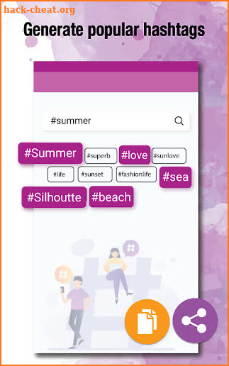Hashtag generator & inspector - Get more followers screenshot