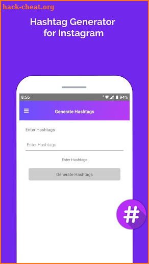 Hashtag Generator Expert for Instagram Mega Likes screenshot