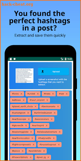 Hashtags Extractor for Instagram screenshot