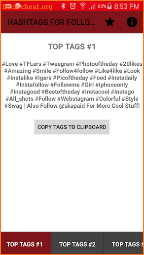 HashTags For Followers (PRO) screenshot