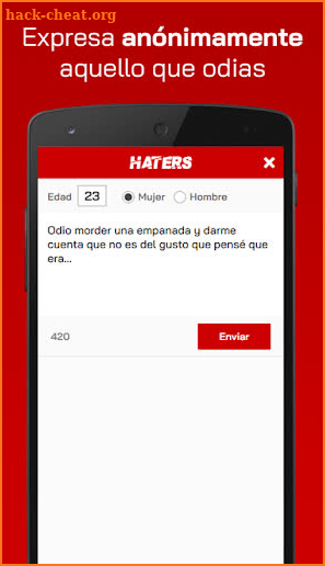 Haters — Odiemos juntos screenshot