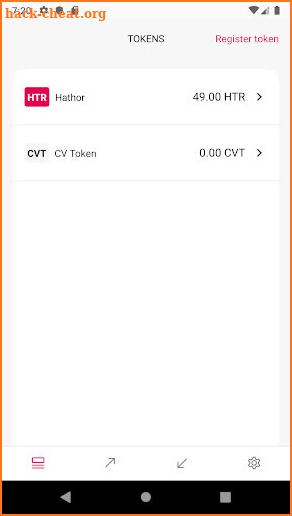 Hathor Wallet screenshot