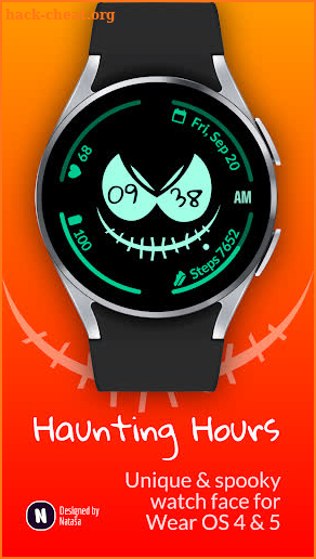 Haunting Hours: Watch Face screenshot