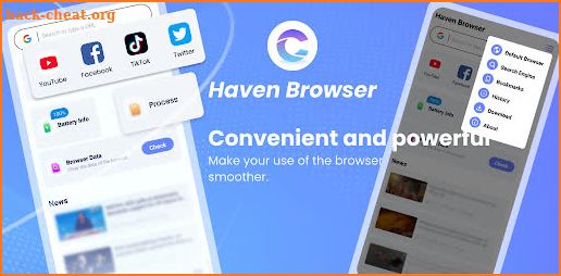 Haven Browser screenshot