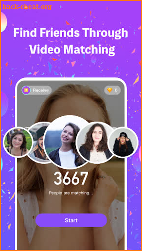 Hawa Lite-Video Call Omegle Random,Video Chat screenshot