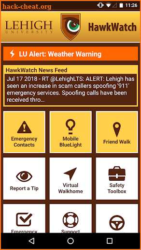 HawkWatch screenshot