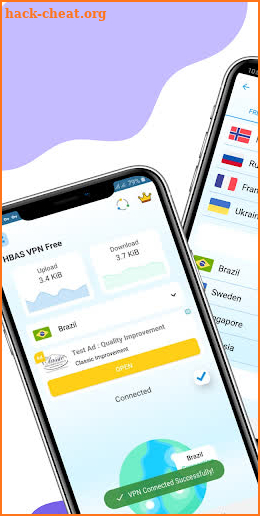 HBAS VPN Free- fast VPN app for privacy & security screenshot