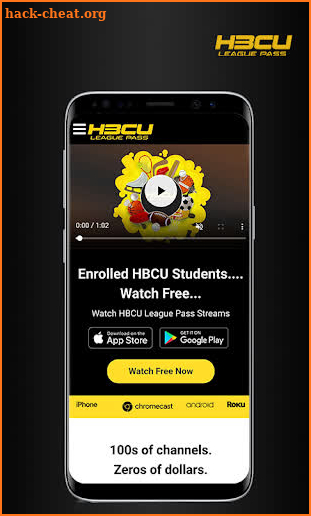 HBCU Leaguepass screenshot