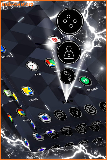 HD Black Launcher screenshot