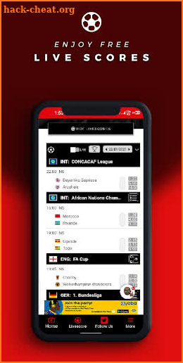 HD LIVE FOOTBALL APP screenshot