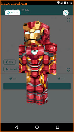 HD Skins for Minecraft PE (128x128) screenshot