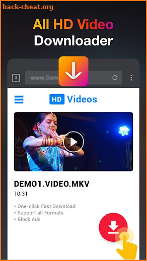 HD Video Downloader & Player screenshot