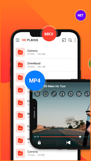 HD video player screenshot