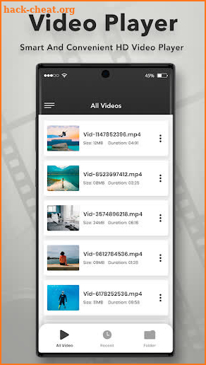 HD Video Player All Format screenshot