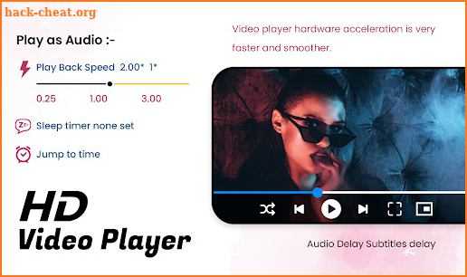 HD Video Player with music screenshot