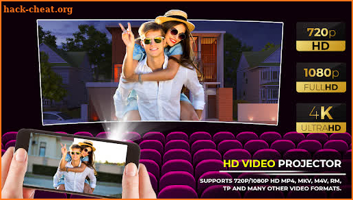 HD Video Projector Simulator - Video Projector HD screenshot