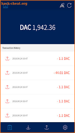 Hdac Wallet screenshot