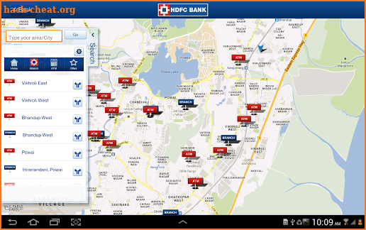 HDFC Bank Tablet screenshot