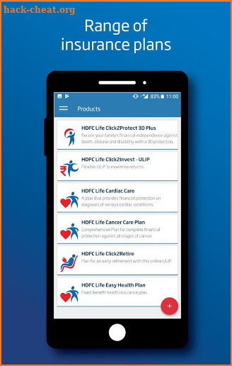 HDFC Life Insurance App screenshot