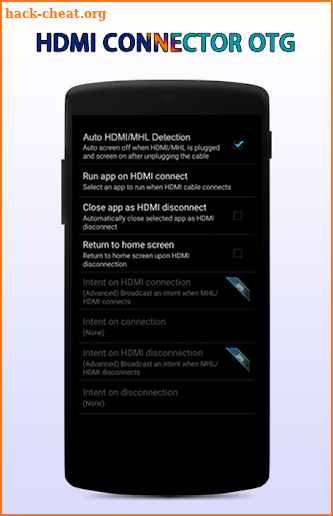 HDMI connector otg screenshot