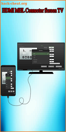 HDMI MHL Connector Screen TV screenshot
