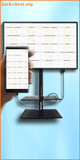 HDMI mhl for android connect phone to tv screenshot