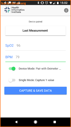 hdMobile - Pulse Oximetry screenshot