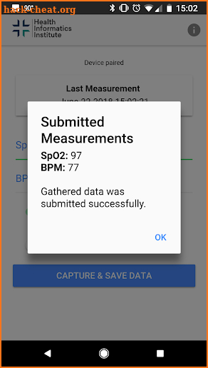 hdMobile - Pulse Oximetry screenshot