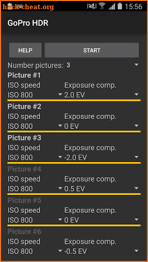 HDR for Hero Cameras screenshot