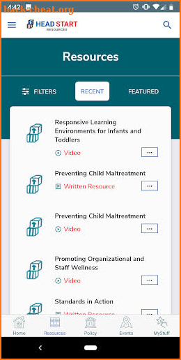 Head Start Resources screenshot