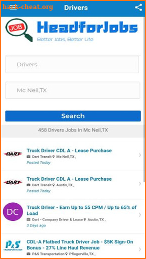 Headforjobs screenshot