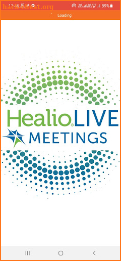 Healio Meetings screenshot