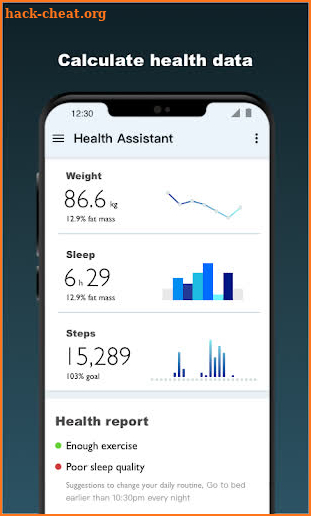 Health Assistant screenshot