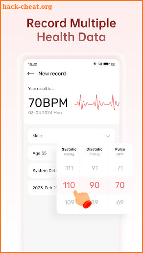 Health Sense: Pulse & BP screenshot