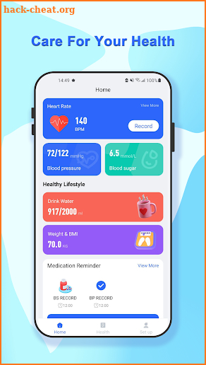 Health Tracker screenshot