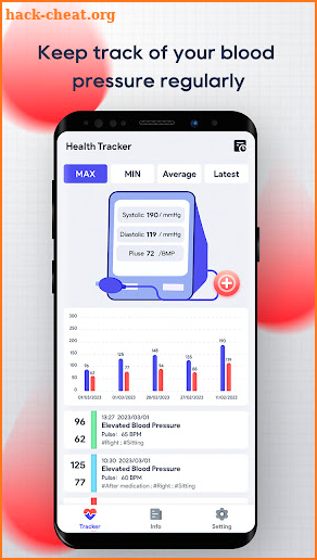 Health Tracker: Blood Pressure screenshot