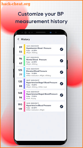 Health Tracker: Blood Pressure screenshot