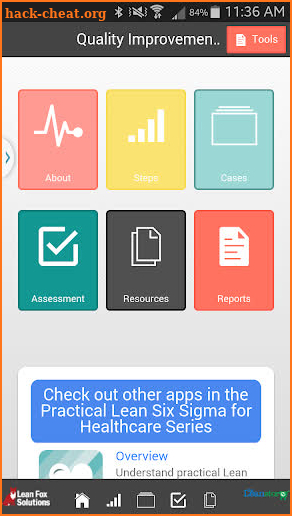 Healthcare Quality Tools screenshot