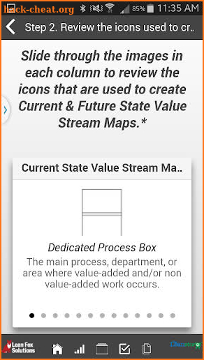 Healthcare Value Stream Map screenshot