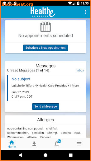 Healthe At Cerner screenshot