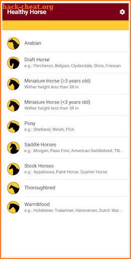 Healthy Horse - Determining a horse’s body weight screenshot