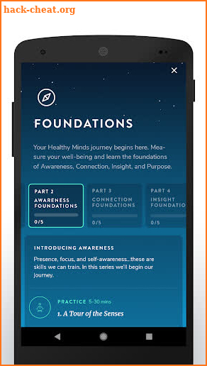 Healthy Minds Program screenshot