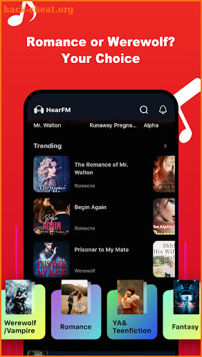 HearFM - Exclusive Audio World screenshot