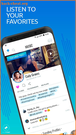 HearMeOut - Voice Social Network screenshot